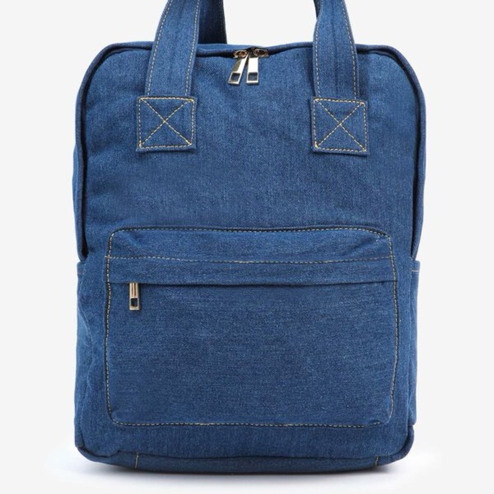 New Ardene Denim Backpack 13” laptop padded MacBook backpack notebook school bag